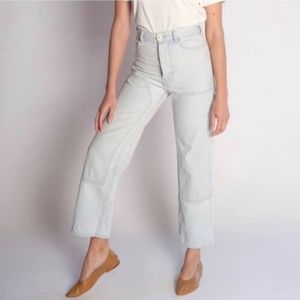 Jesse Kamm Handy Pants Pale Blue Japanese Denim Size 4